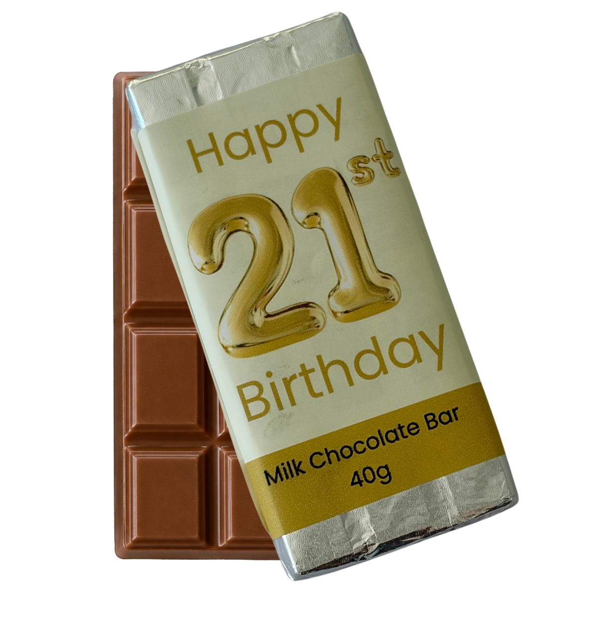21st Birthday Chocolate Bar - Add on