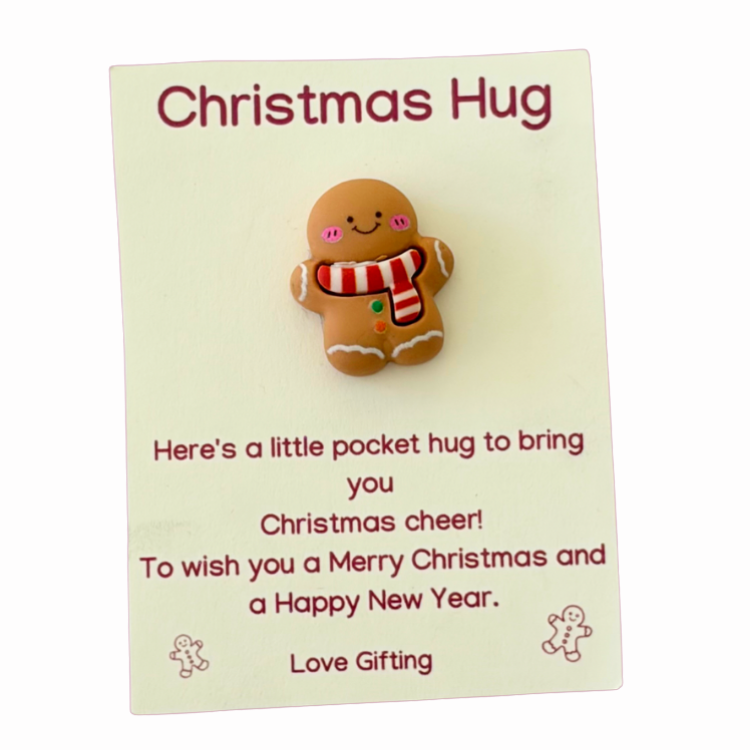 Christmas Pocket Hug keepsake – thoughtful festive gift box add-on