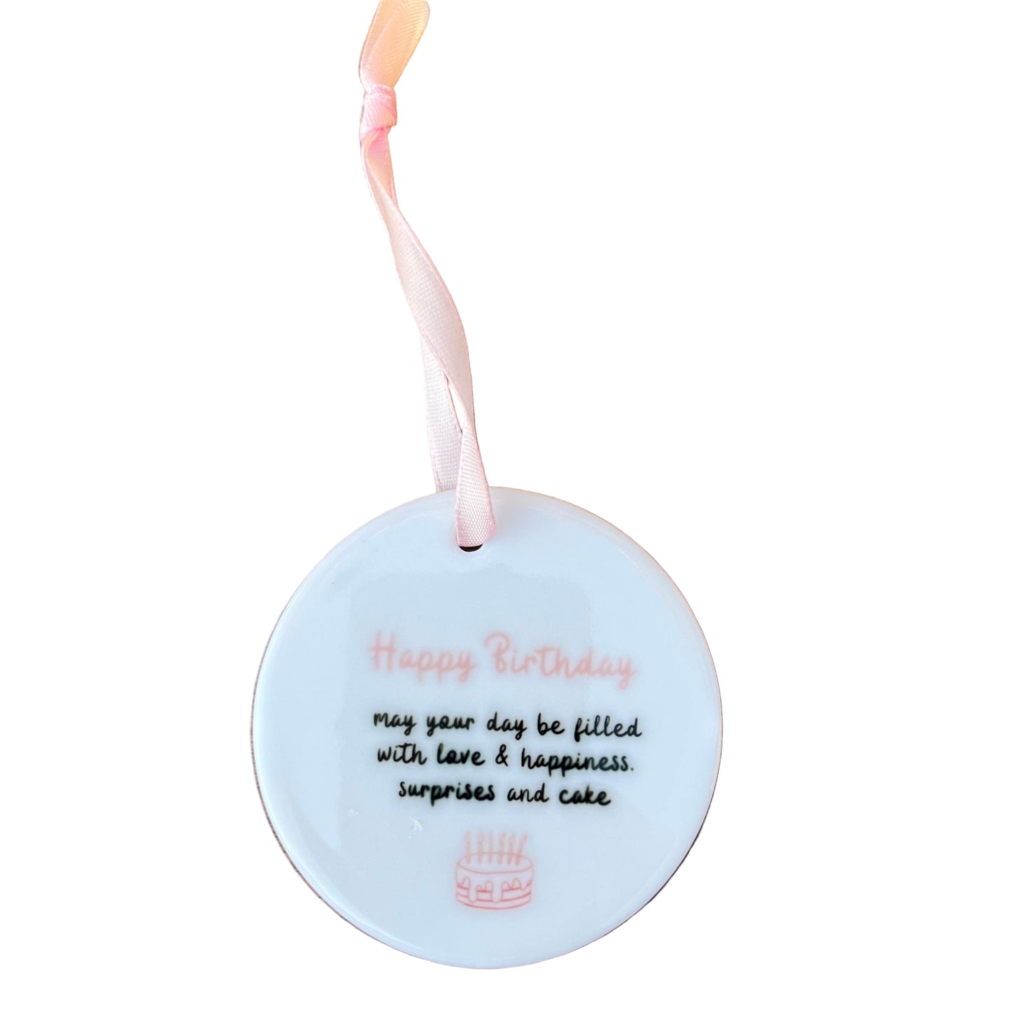 Ceramic Happy Birthday Keepsake