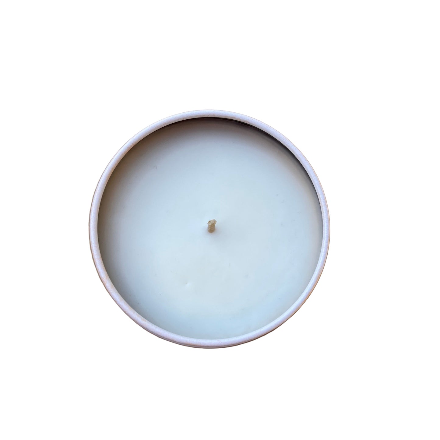 Small snow fairy white candle