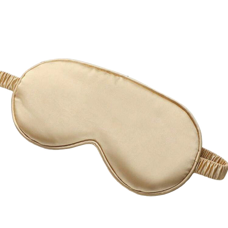 Gold satin-feel sleep mask – relaxing bedtime accessory for Christmas self-care gift