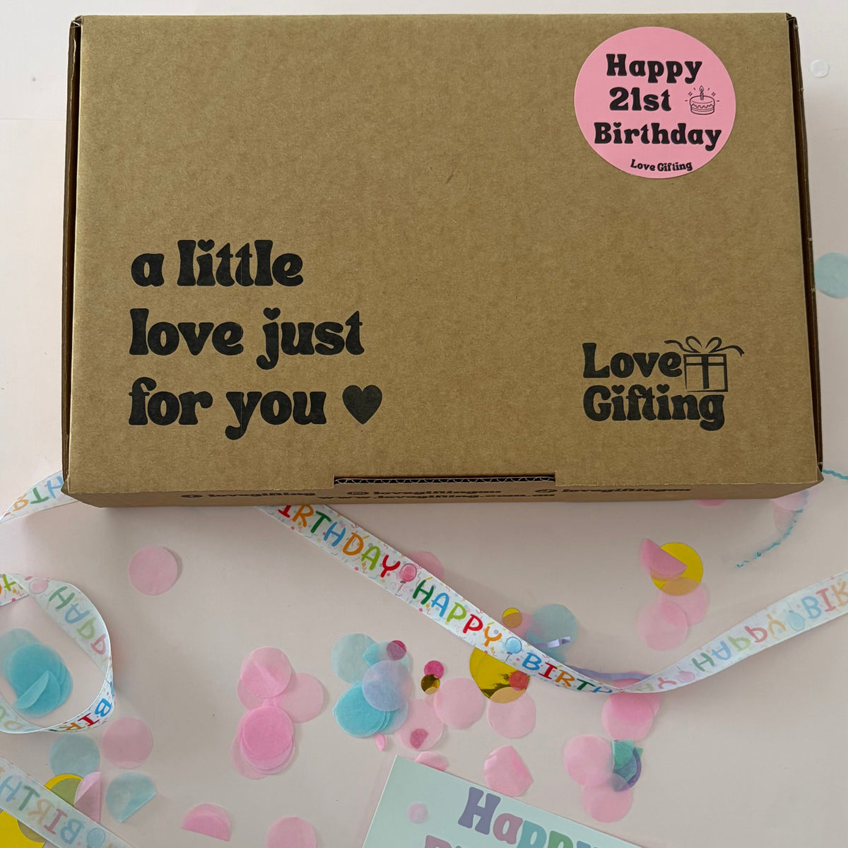 21st birthday gifts individually wrapped for 7 days birthday.