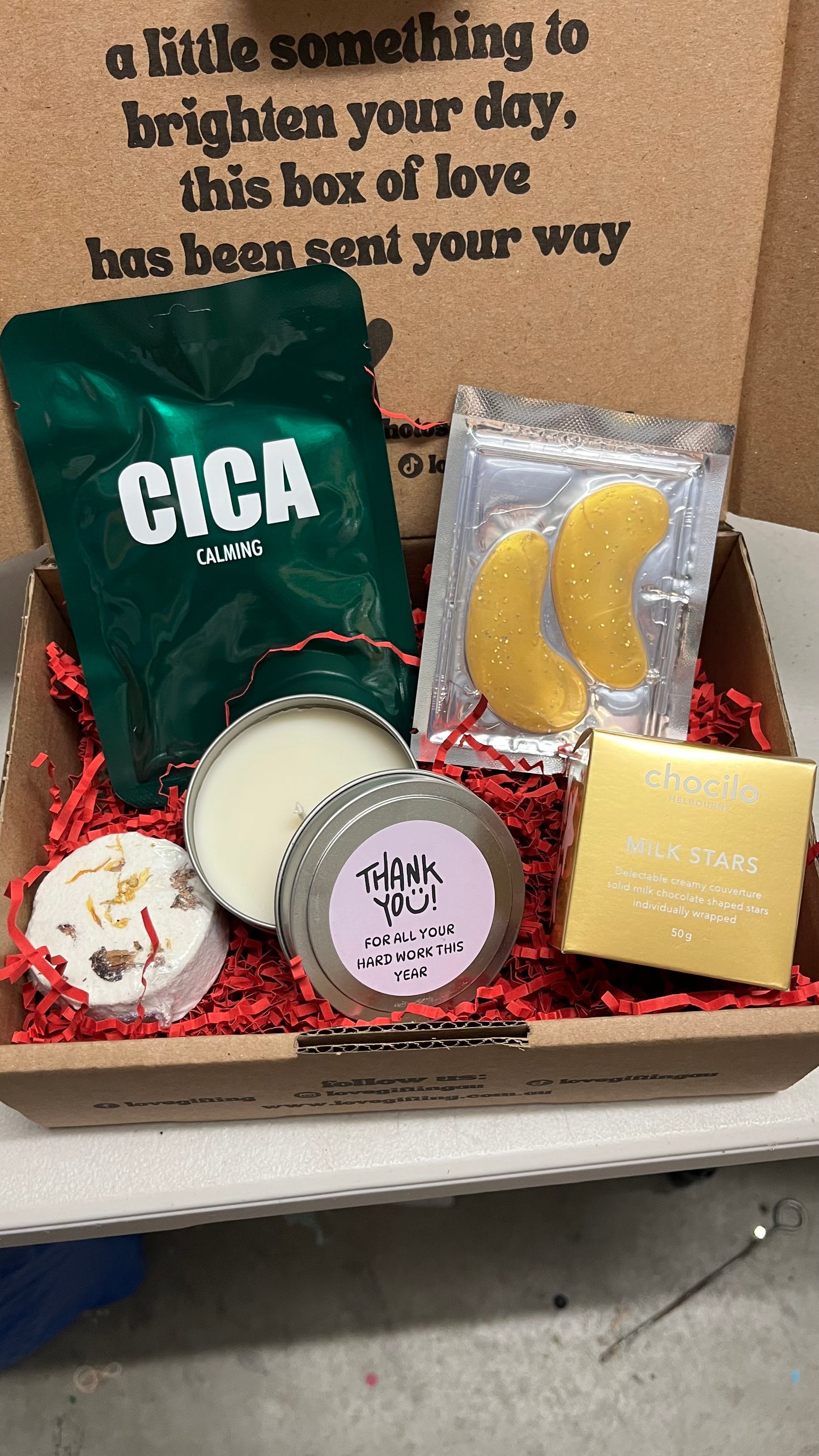 Mini Staff Appreciation Christmas Gift Box