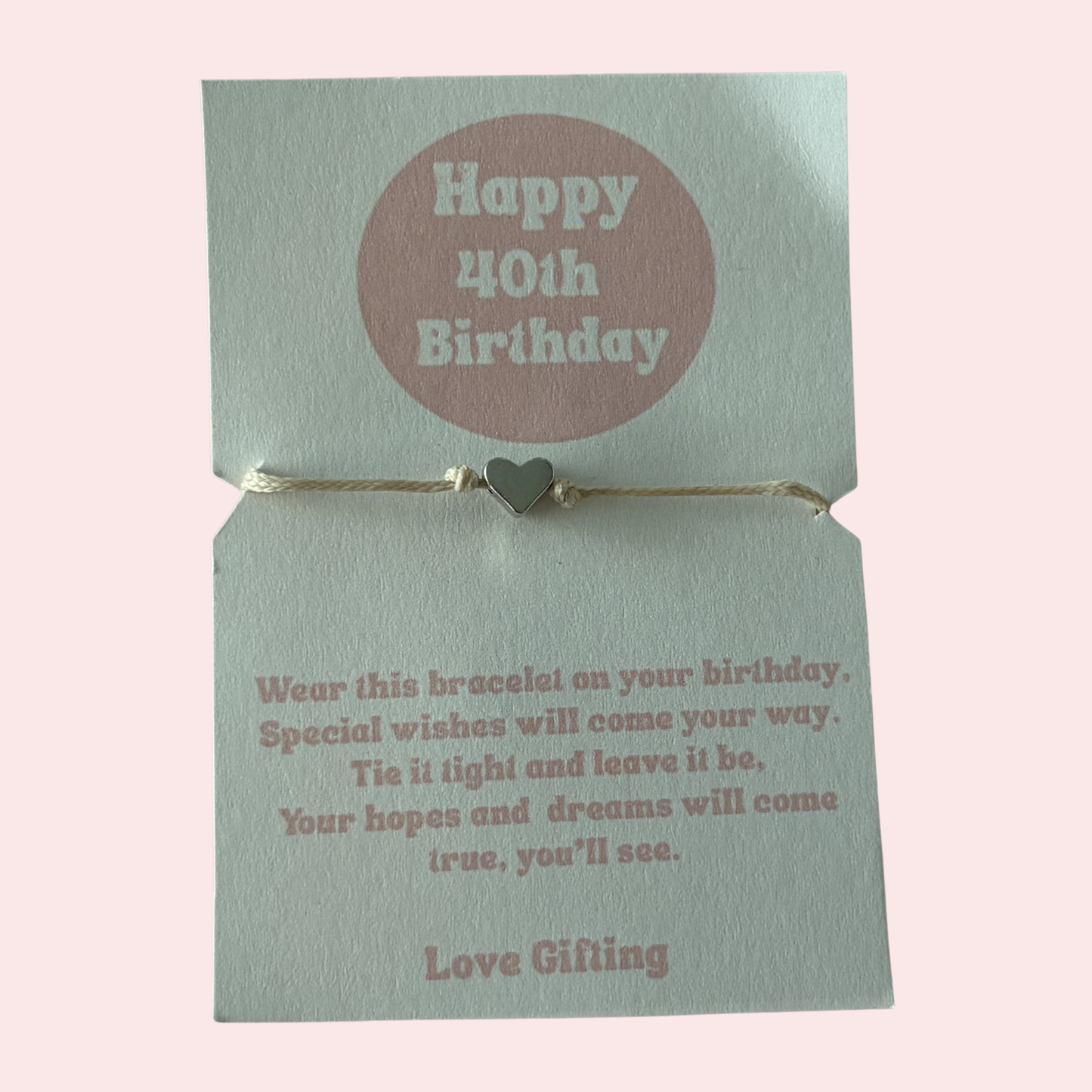 Happy Birthday Age 18th-21st-30th-40th-50th-60th Bracelet - Gift Box Extra