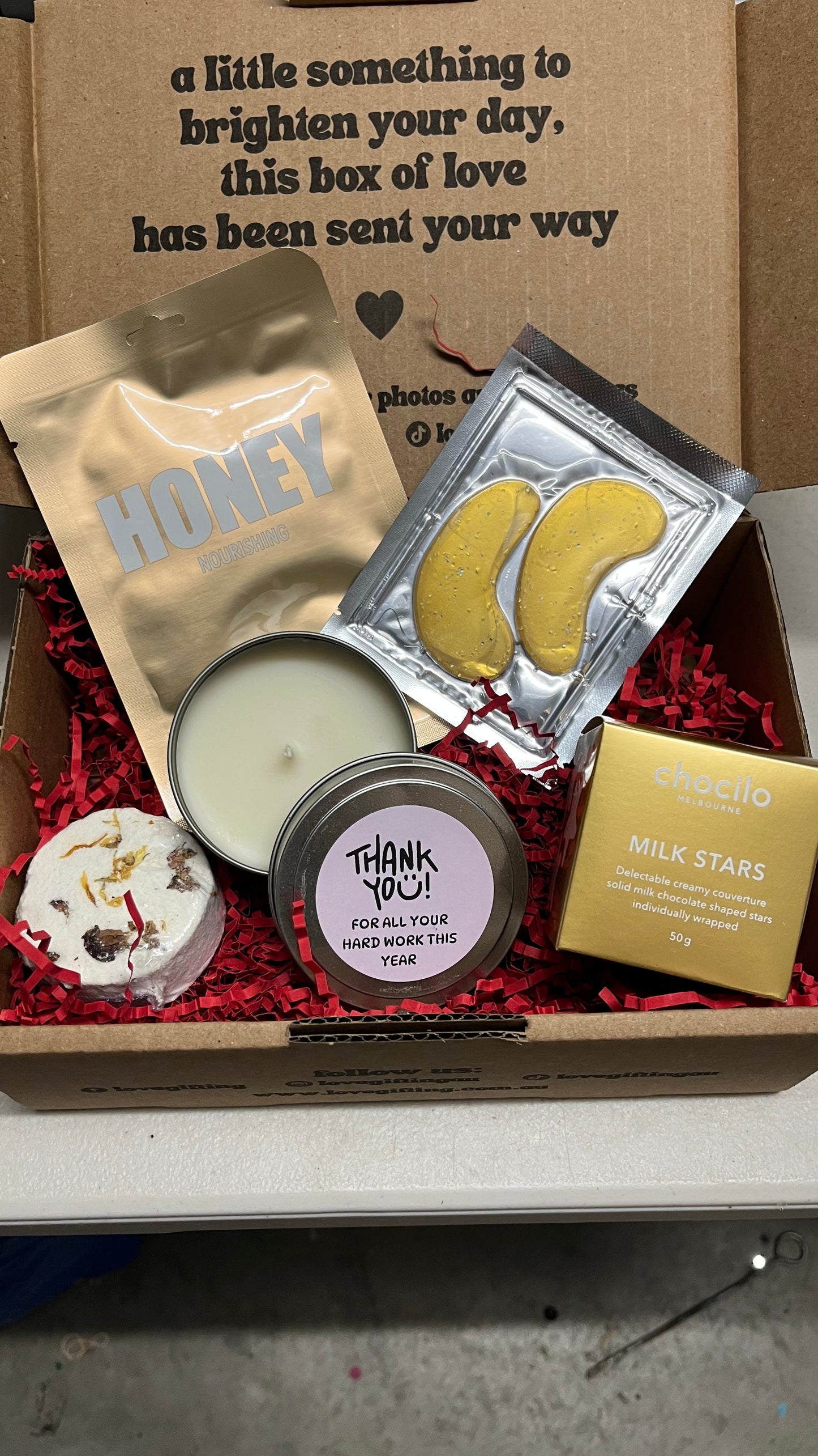 Mini Staff Appreciation Christmas Gift Box