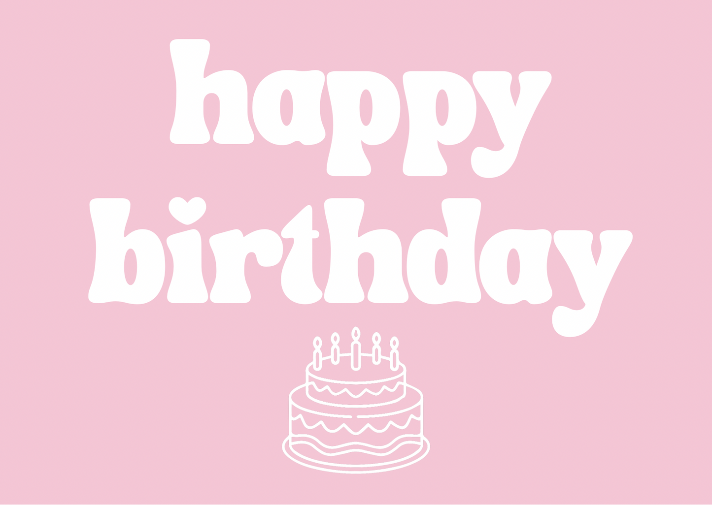 Happy Birthday Pink