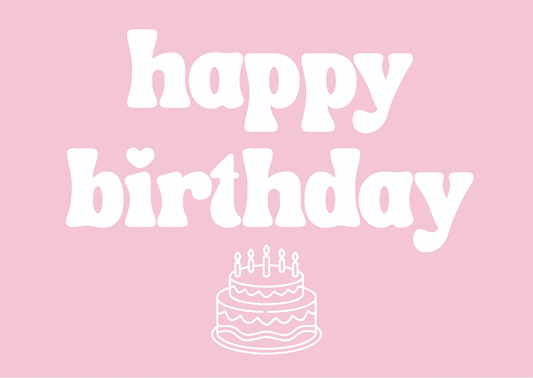 Happy Birthday Pink