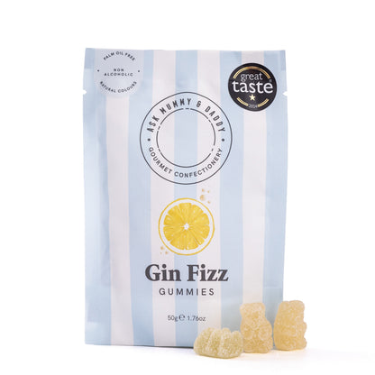 Ask Mummy and Daddy Gin Fizz gourmet gummy bears 