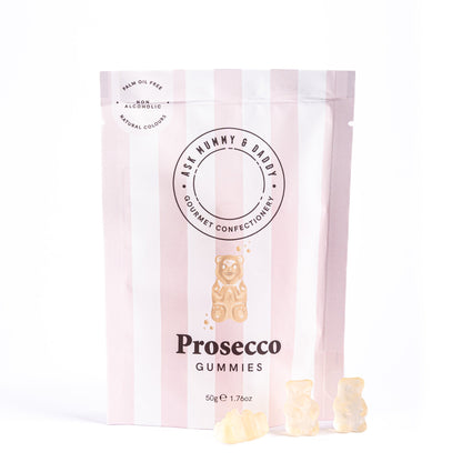 Ask Mummy and Daddy Prosecco gourmet gummy bears 