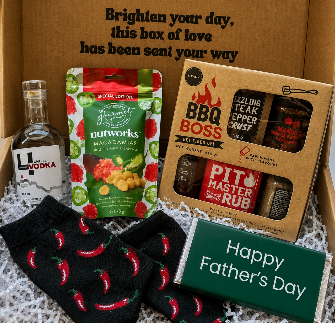 Vodka, BBQ & Treats Men's Gift Box – Father's Day Gift