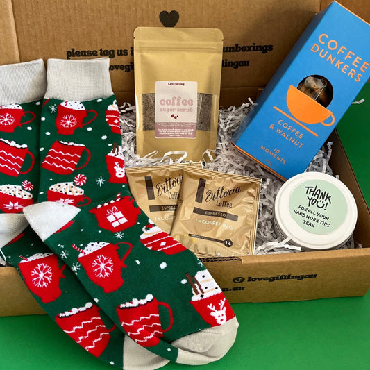 Mens christmas coffee box