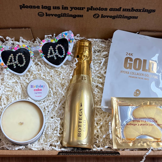 40th birthday gift box