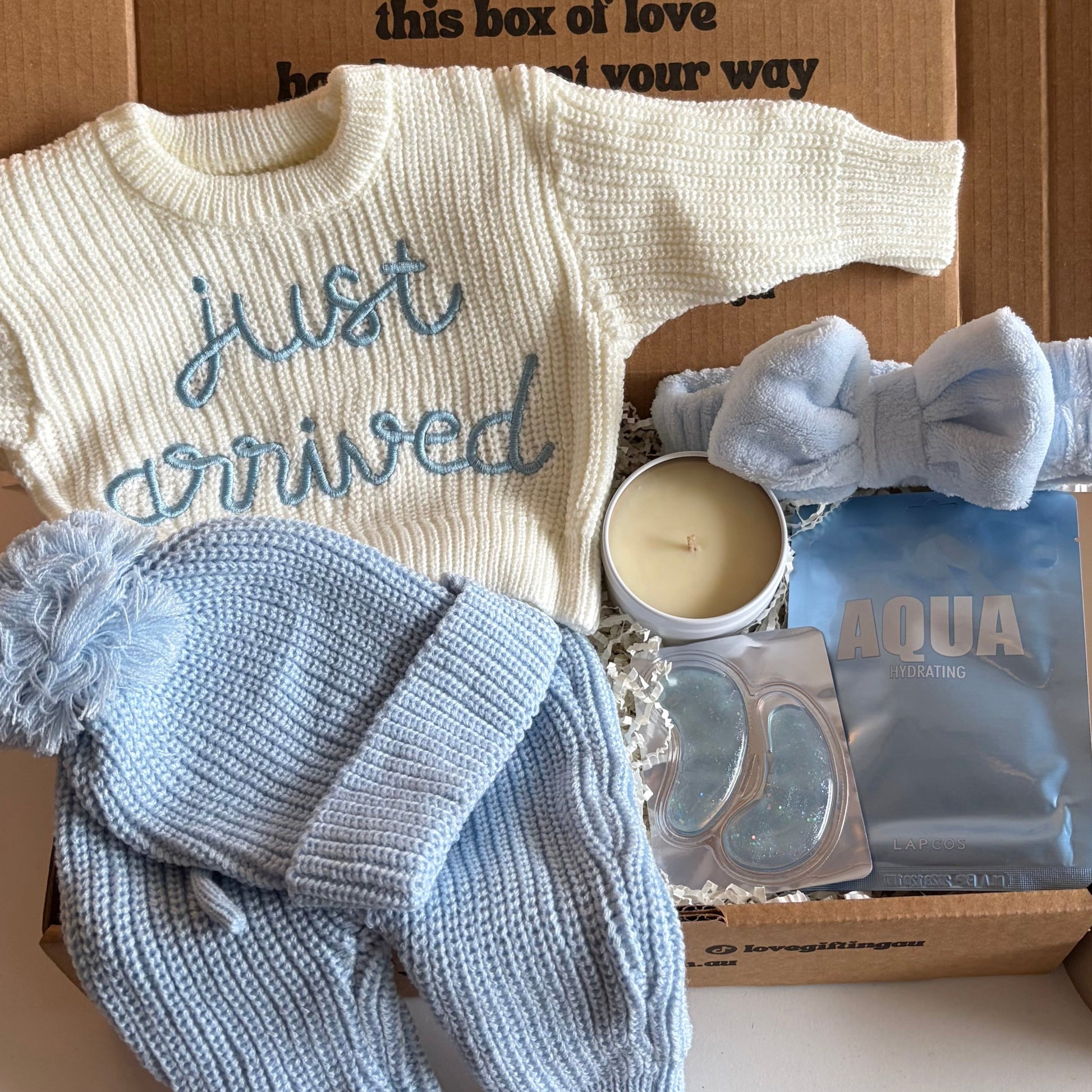 Baby boy outfit , new baby boy gift box