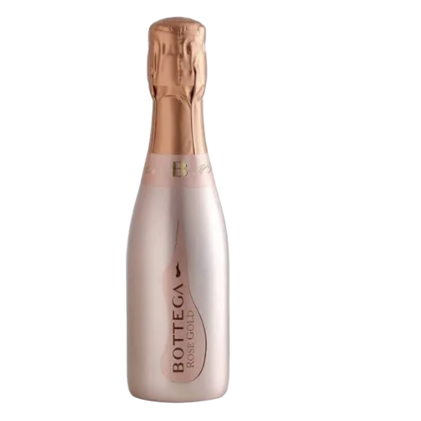 Bottle of Bottega Rose Gold Brut prosecco on a white background with 'Sponsored' text above.