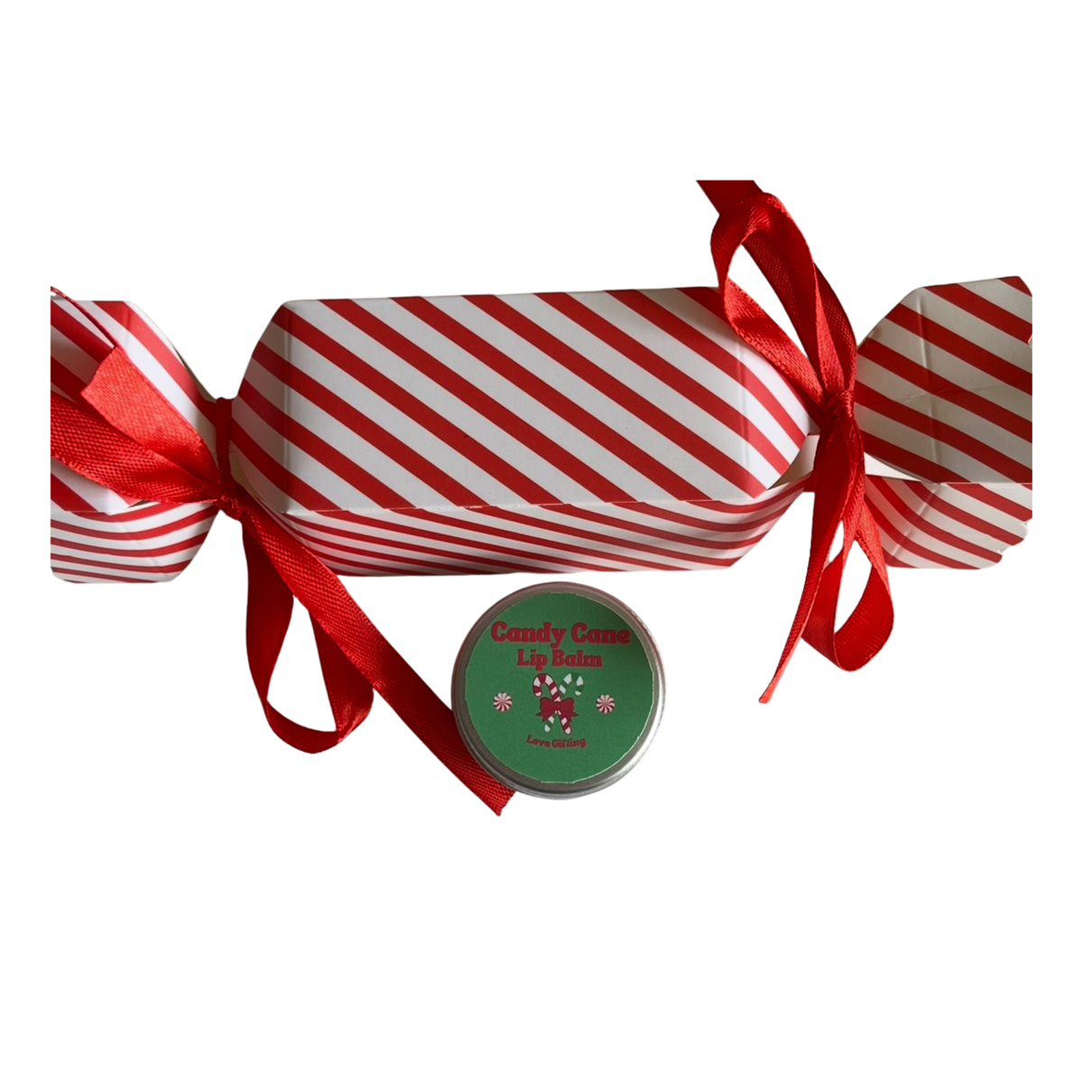 Christmas Bon-Bons - Candy Cane Lip Balm - Perfect for Educator Gifts