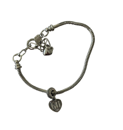 60th Birthday Silver Plated Charm Bracelet  - Add on