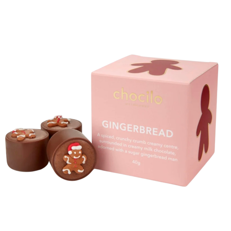 Chocilo Gingerbread Chocolates – indulgent festive chocolate treats for Christmas gifting