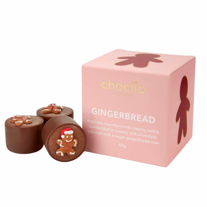 Chocilo Gingerbread Chocolates – indulgent festive chocolate treats for Christmas gifting