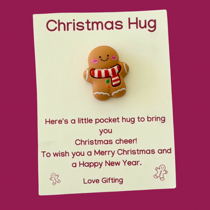 Christmas Pocket Hug keepsake – thoughtful festive gift box add-on