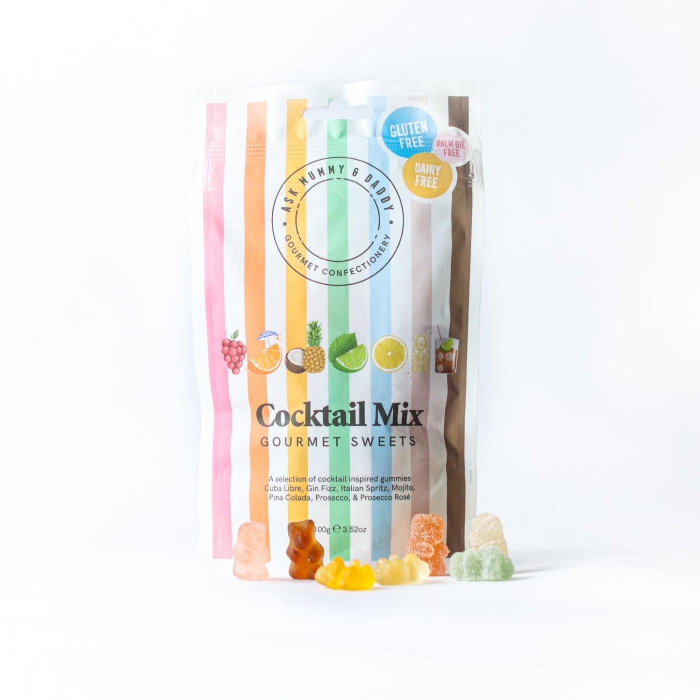 Ask Mummy and Daddy cocktail mix gummy bears 