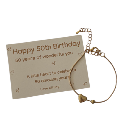 50 Years of Wonderful You - 50th Birthday Gift Box