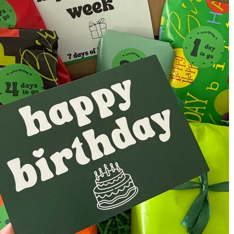 Men’s 7-Day Birthday Advent Gift Box