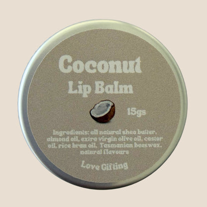 Coconut  - Natural Lip Balm Tin