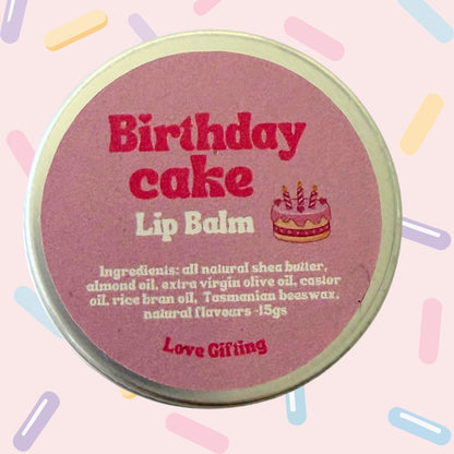 Birthday Cake - Natural Lip Balm