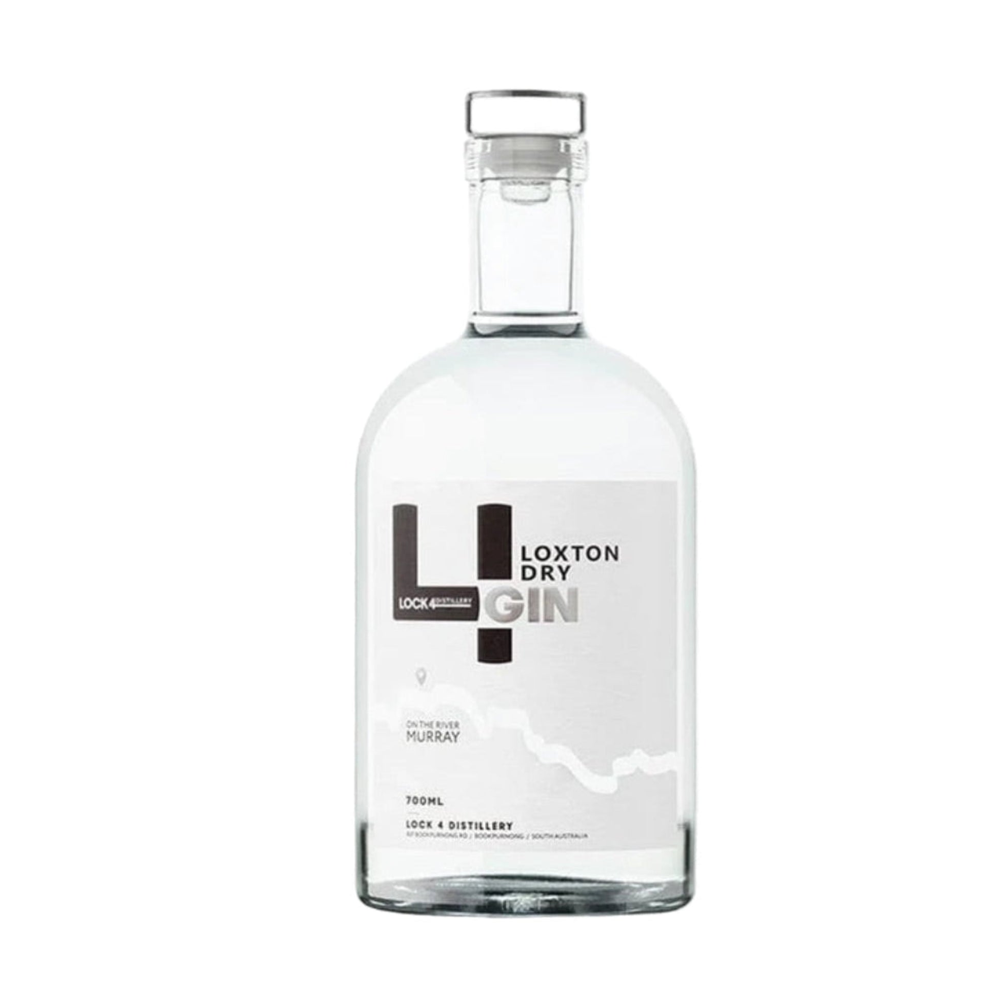 Loxton Dry Gin bottle 