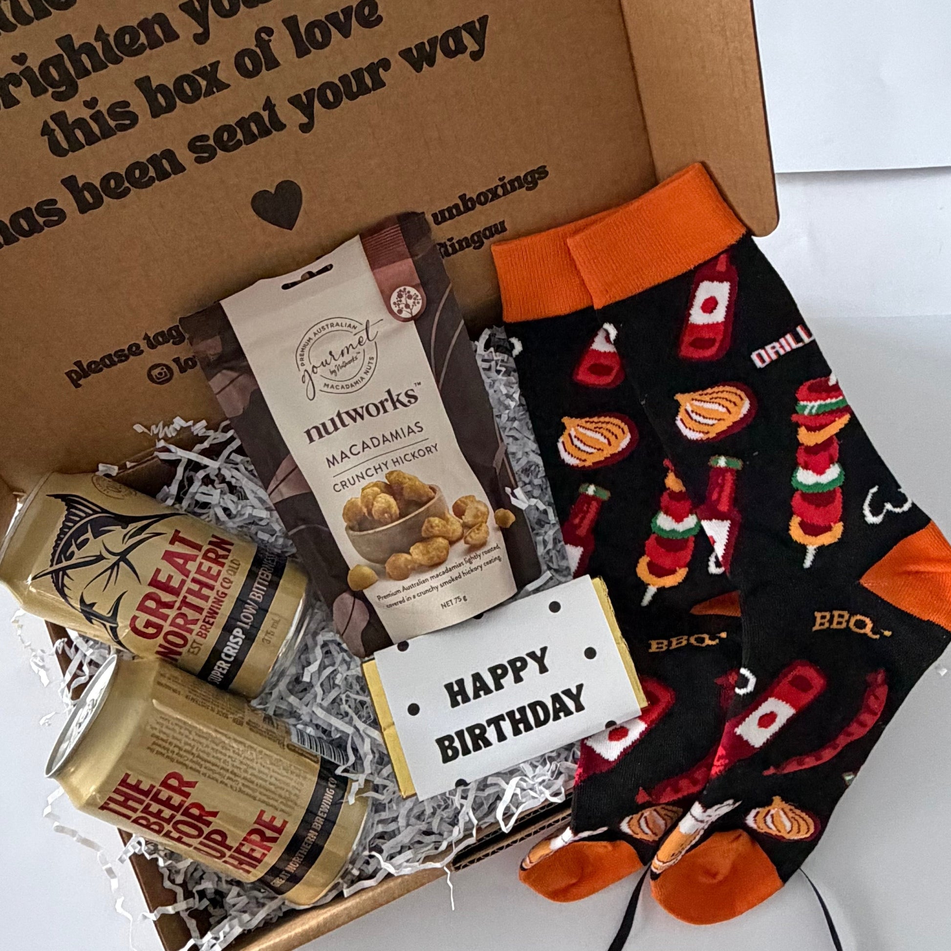 Mens birthday gift box