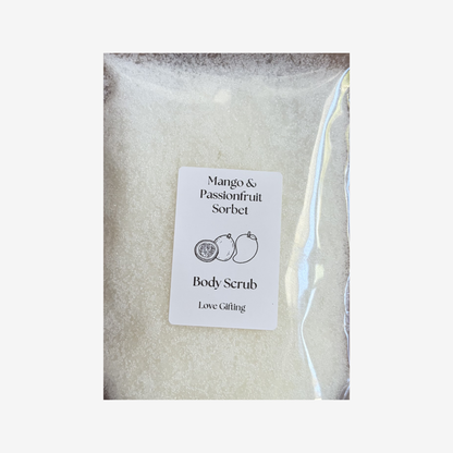 Mango & Passionfruit Sorbet Scrub Gift Box - Tropical Self Care Hamper