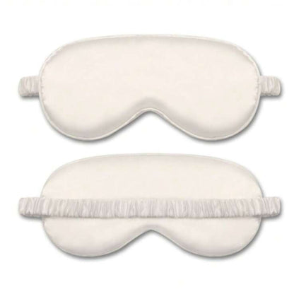 Cream Satin feel sleep mask