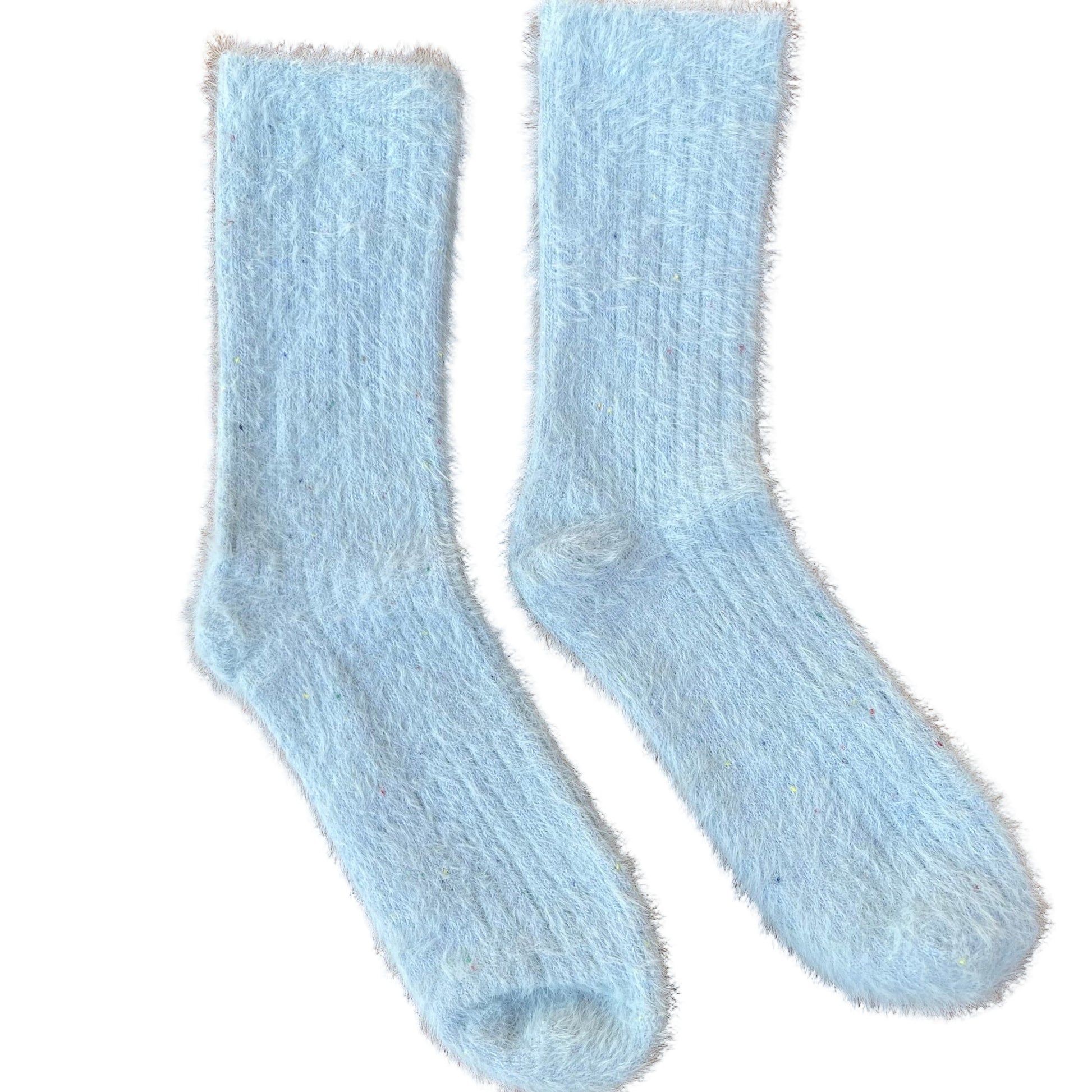Women's Soft speckled design socks - soft blue