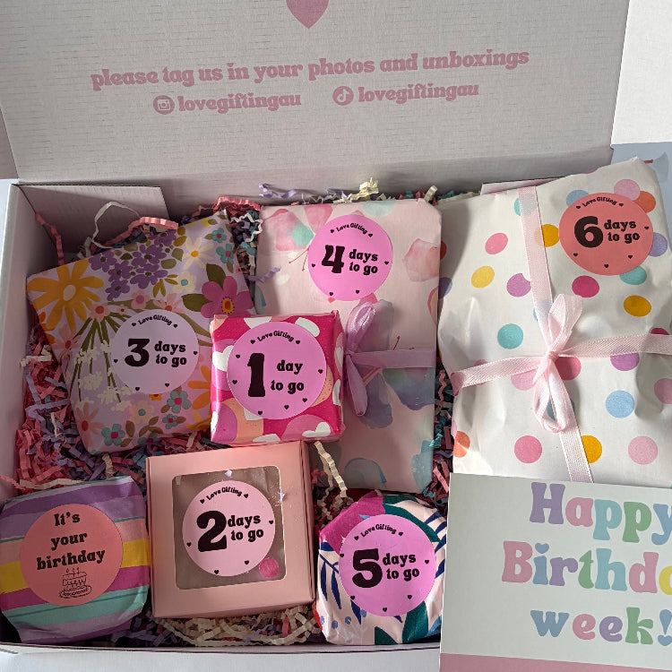 7 Day advent calendar gift box 