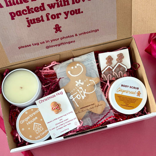 Gingerbread Christmas Gift Box 